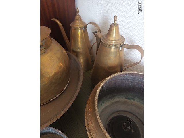 Lot 420 - koperwerk. 7 stuks - afbeelding 2 van  5