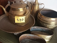 Lot 420 - koperwerk. 7 stuks - afbeelding 5 van  5