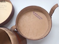 Lot 421 - lederen koffertjes. 2 stuks - afbeelding 6 van  6