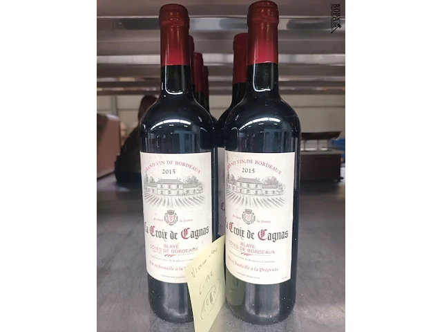 Lot 423 - flessen bordeaux wijn. 10 stuks - afbeelding 2 van  4