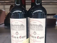 Lot 423 - flessen bordeaux wijn. 10 stuks - afbeelding 2 van  4