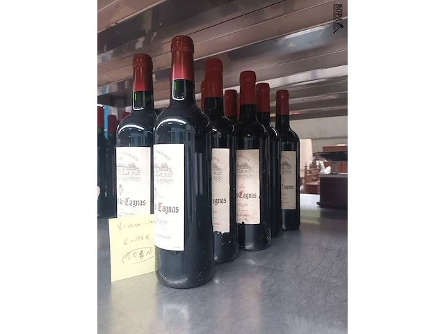 Lot 423 - flessen bordeaux wijn. 10 stuks - afbeelding 3 van  4
