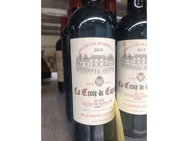 Lot 423 - flessen bordeaux wijn. 10 stuks - afbeelding 4 van  4