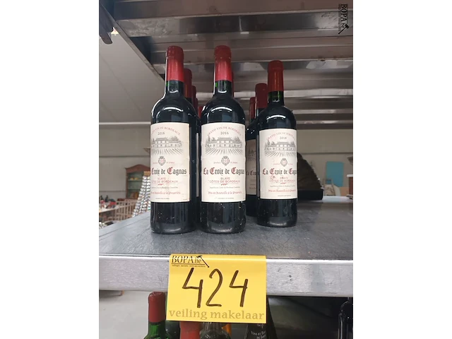 Lot 424 - flessen bordeaux wijn. 14 stuks - afbeelding 1 van  3