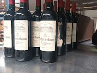 Lot 424 - flessen bordeaux wijn. 14 stuks - afbeelding 2 van  3