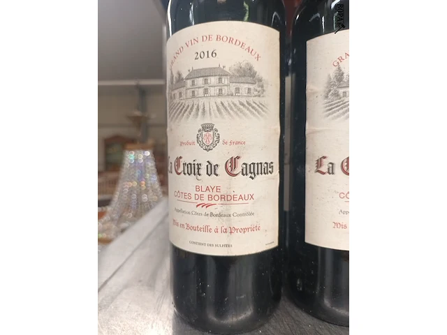 Lot 424 - flessen bordeaux wijn. 14 stuks - afbeelding 3 van  3