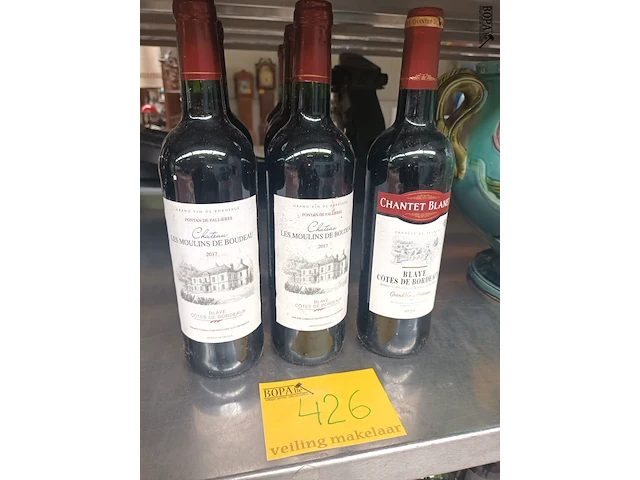 Lot 426 - flessen bordeaux wijn. 8 stuks - afbeelding 1 van  4