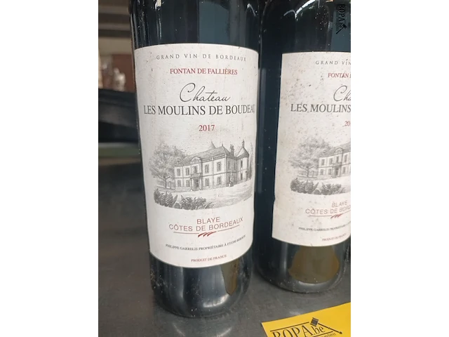 Lot 426 - flessen bordeaux wijn. 8 stuks - afbeelding 3 van  4