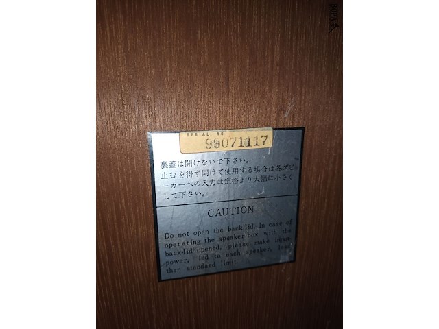 Lot 426 - luidsprekers sansui sp-100. 2 stuks - afbeelding 3 van  5