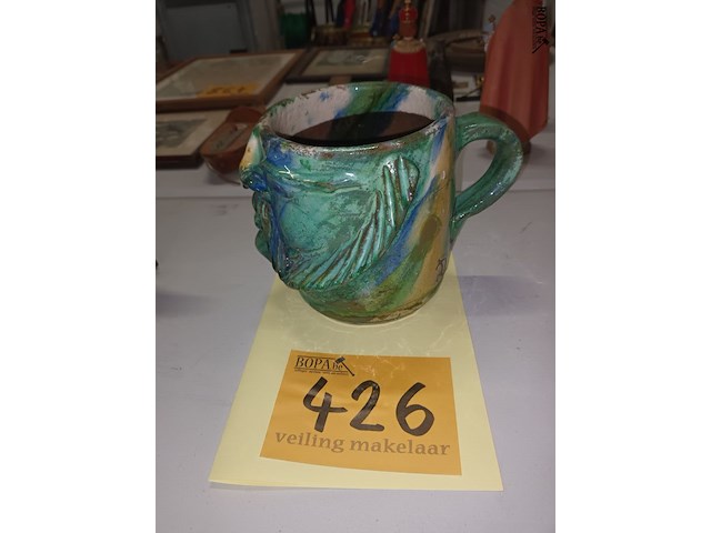 Lot 426 - sierpot vlaams aardewerk - afbeelding 2 van  4