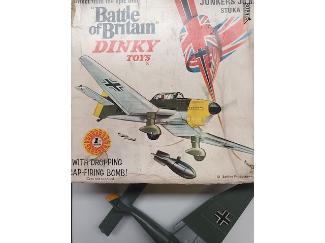 Lot 428 - dinky toys battle of britain vliegtuig - afbeelding 2 van  4