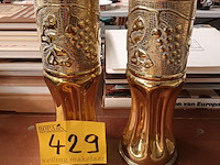 Lot 429 - koppel obussen trench art - afbeelding 1 van  4