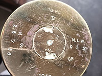 Lot 429 - koppel obussen trench art - afbeelding 4 van  4