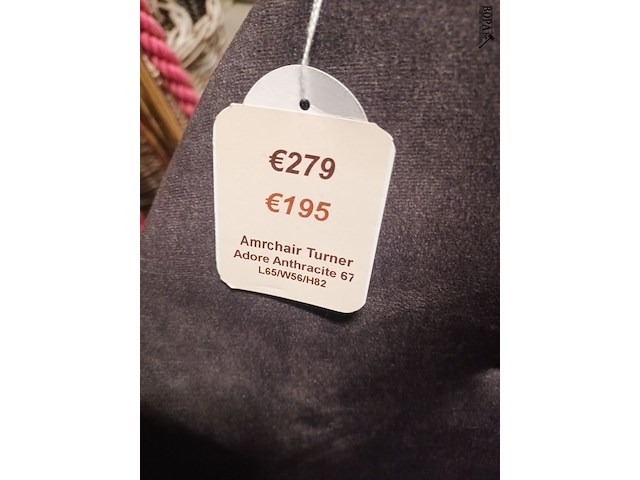 Lot 43 - armstoel turner. 2 stuks - afbeelding 4 van  5