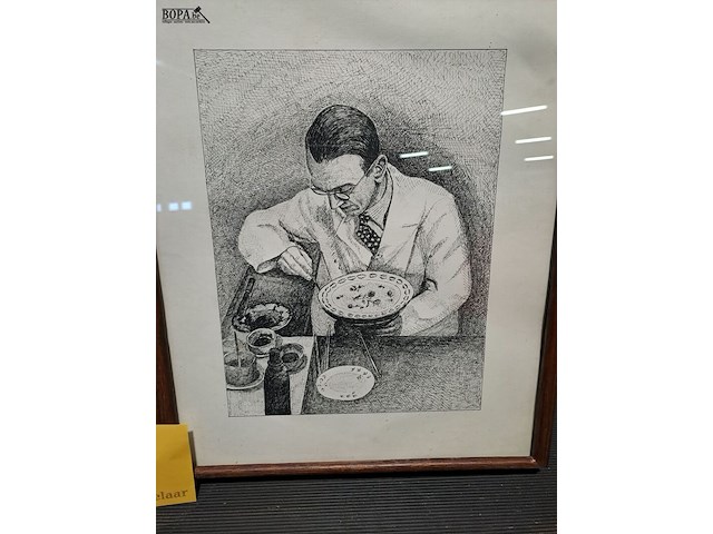Lot 43 - duo van gravures oude ambachten oa. horlogemaker - afbeelding 3 van  3