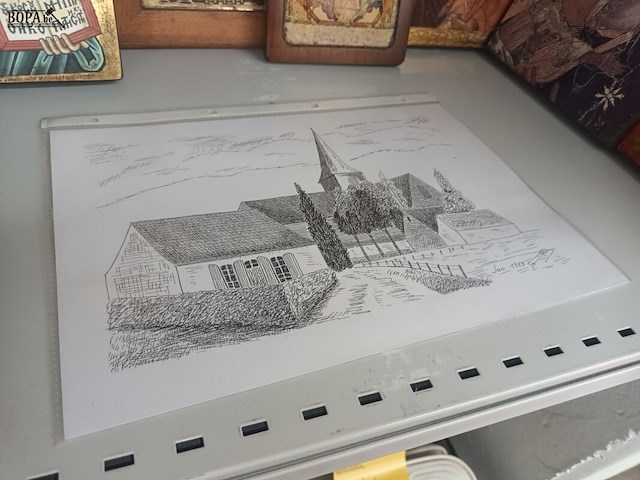 Lot 43 - iconen en tekening - afbeelding 6 van  6