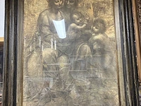 Lot 43 - ingelijste reproductie l. da vinci