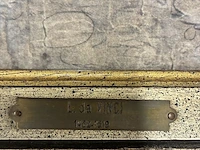 Lot 43 - ingelijste reproductie l. da vinci - afbeelding 3 van  3