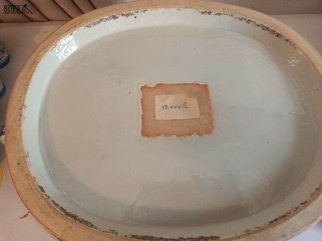 Lot 43 - ovalen chinese sierschaal - afbeelding 6 van  6