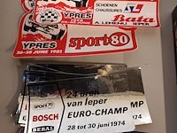 Lot 43 - rally ieper stickers. jaren ‘70 en ‘80. 24 stuks - afbeelding 2 van  5