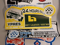 Lot 43 - rally ieper stickers. jaren ‘70 en ‘80. 24 stuks - afbeelding 3 van  5