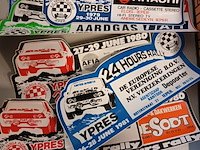 Lot 43 - rally ieper stickers. jaren ‘70 en ‘80. 24 stuks - afbeelding 4 van  5