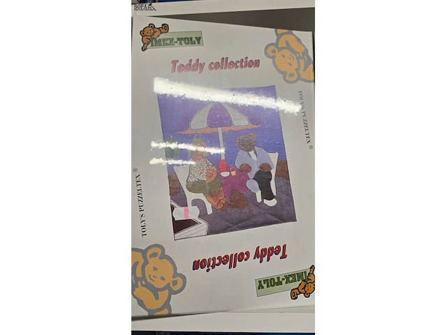 Lot 43 - teddy collection puzzels nieuw 7 dozen - afbeelding 2 van  3