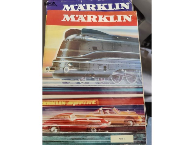 Lot 43 - vintage märklin modeltreincatalogussen - 6 stuks - afbeelding 4 van  7