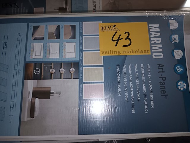 Lot 43 - wand- en plafondbekleding - afbeelding 4 van  4