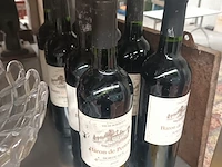 Lot 430 - flessen bordeaux wijn. 8 stuks - afbeelding 2 van  3