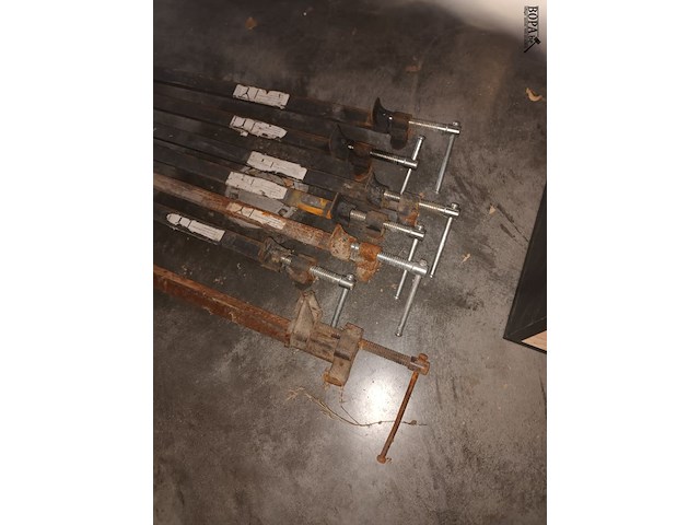 Lot 431 - lange lijmklemmen. 7 stuks - afbeelding 3 van  3