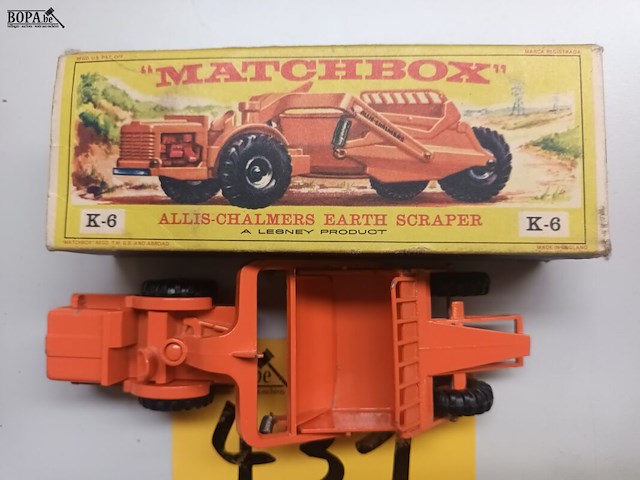 Lot 431 - matchbox earth scraper - afbeelding 2 van  3