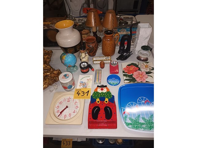 Lot 431 - retro decoratie. 22 stuks - afbeelding 1 van  5