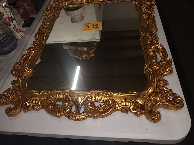 Lot 432 - vergulde spiegel - afbeelding 2 van  4