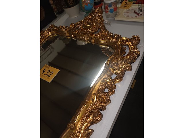 Lot 432 - vergulde spiegel - afbeelding 4 van  4
