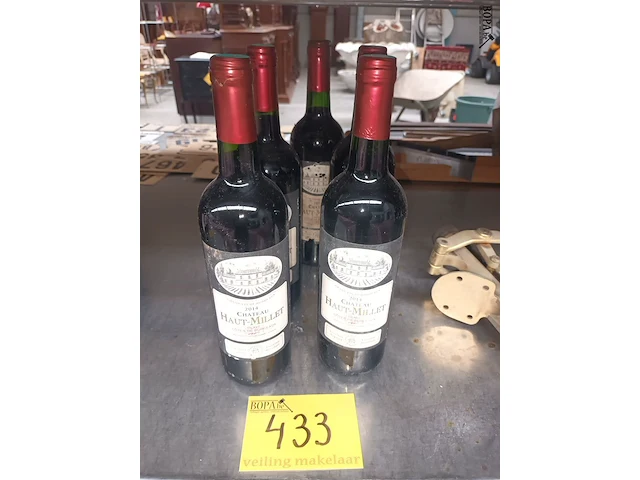 Lot 433 - flessen bordeaux wijn. 5 stuks - afbeelding 1 van  3