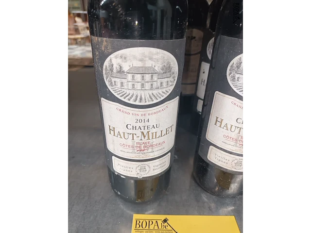 Lot 433 - flessen bordeaux wijn. 5 stuks - afbeelding 3 van  3