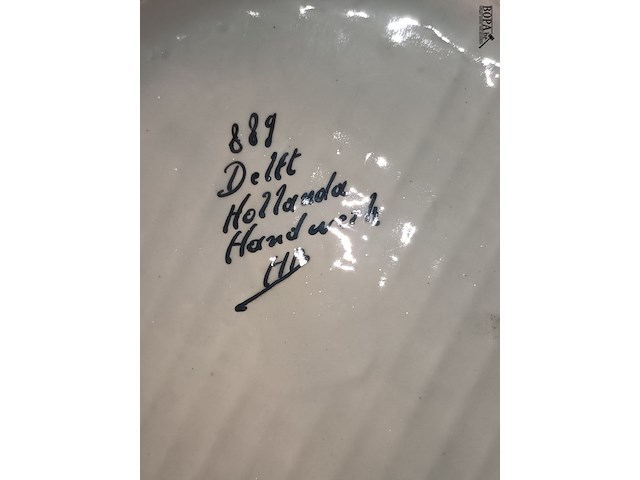 Lot 433 - vaas delft hollandia - afbeelding 4 van  4