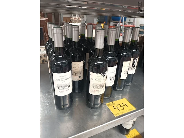 Lot 434 - flessen bordeaux wijn. 17 stuks - afbeelding 1 van  2