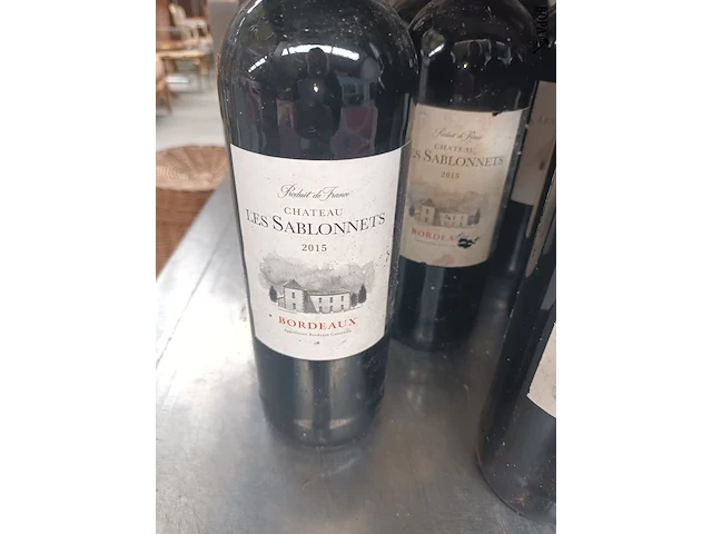 Lot 434 - flessen bordeaux wijn. 17 stuks - afbeelding 2 van  2
