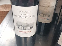 Lot 434 - flessen bordeaux wijn. 17 stuks - afbeelding 2 van  2