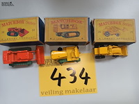Lot 434 - matchbox graafmachines. 3 stuks - afbeelding 2 van  3