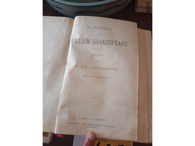 Lot 435 - boeken william shakespeare. 2 stuks - afbeelding 3 van  3