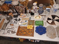 Lot 436 - brocante decoratie en huisraad. 55 stuks - afbeelding 1 van  7