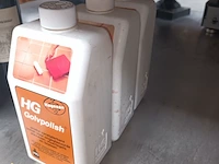 Lot 437 - hg golvpolish van 1 liter. 3 stuks - afbeelding 2 van  3