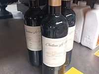 Lot 438 - flessen bordeaux wijn. 4 stuks - afbeelding 2 van  3
