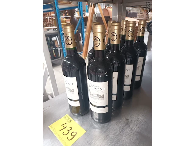 Lot 439 - flessen bordeaux wijn. 8 stuks - afbeelding 2 van  3