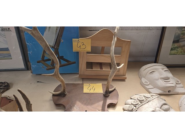 Lot 44 - geweien, 2 stuks - afbeelding 3 van  4
