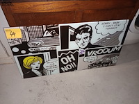 Lot 44 - glazen tafelblad - afbeelding 1 van  4