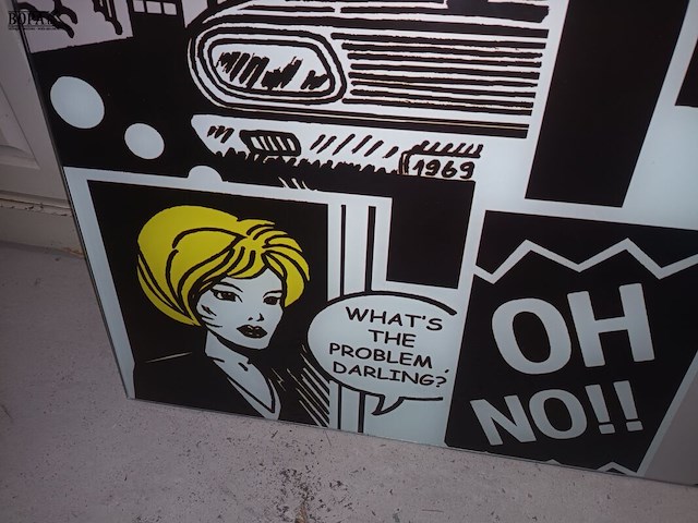 Lot 44 - glazen tafelblad - afbeelding 2 van  4